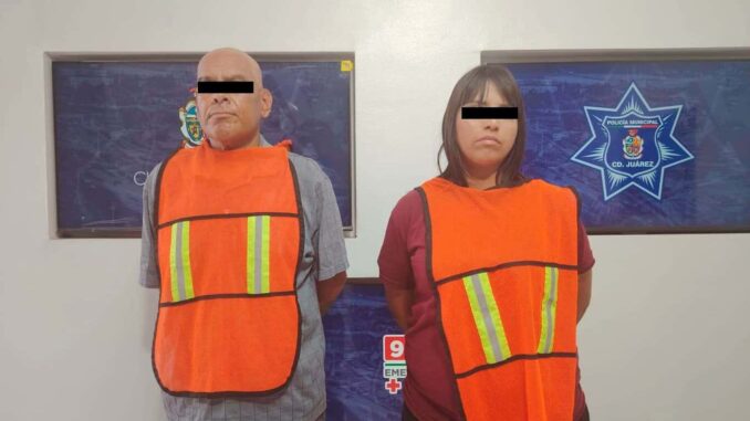 Detienen a pareja con arma de fuego y cristal