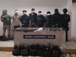 Capturan durante operativo a 6 sujetos con un arsenal en Guachochi