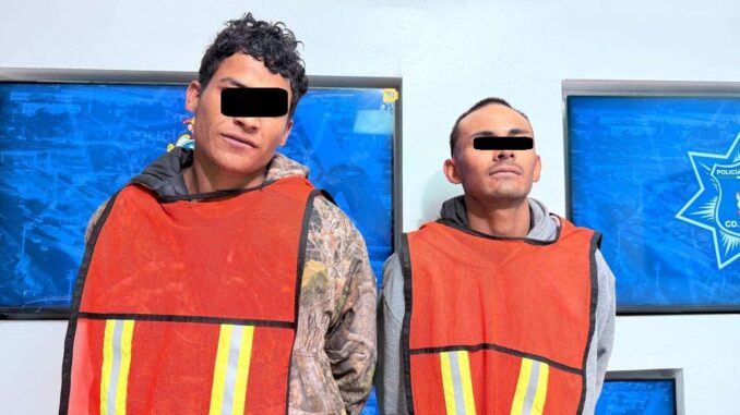 Frustran municipales robo en tienda de autopartes