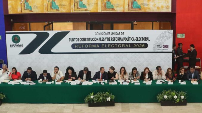 Avanza el Plan B de Reforma Electoral en comisiones de la Cámara de Diputados
