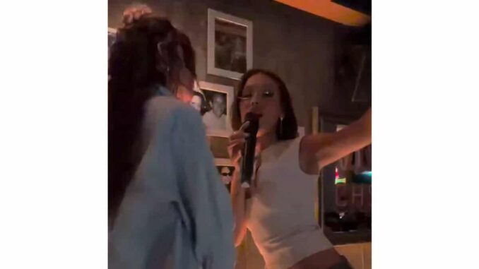 #Video Belinda aparece cantando junto a Danna