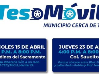 Ve aquí las colonias que visitará el Teso Móvil en abril, para que no salgas de tu rutina