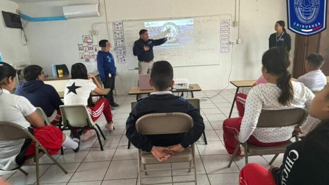 Realiza GOECHI Noroeste intervención formativa en escuela primaria de Nuevo Casas Grandes