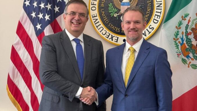 Ebrard confirma la visita del representante comercial de EE.UU. para seguir con la revisión del T-MEC