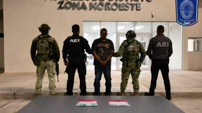 Detiene AEI a masculino en posesión de dosis de drogas en Nuevo Casas Grandes