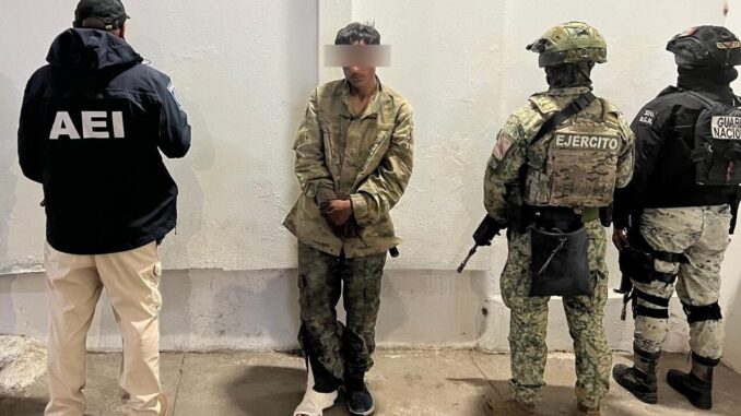 Detienen en Nonoava a hombre armado y destruyen cuatro campamentos