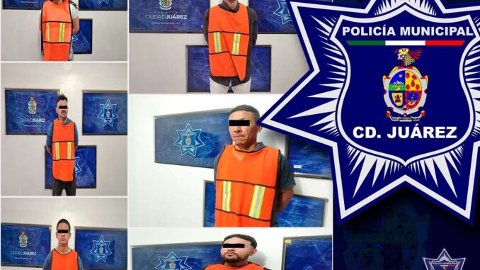 Arrestan a seis prófugos con órdenes de aprehensión vigentes