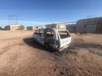 Incendio consume vehículo en colonia Las Torres