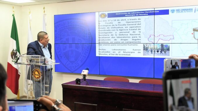 Hallazgo de 6 laboratorios en Morelos fue investigación realizada entre la AEI y la SEDENA
