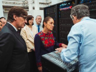 Sheinbaum conoce una de las súpercomputadoras más potentes de Europa