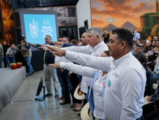 Marco Bonilla toma protesta a alcaldes del noroeste como integrantes de la Red de Ciudades Amigas de la Niñez