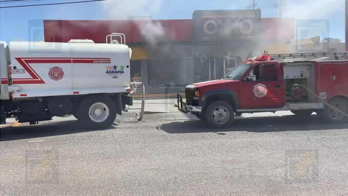 Aldama bajo ataque: bloquean accesos e incendian tienda en plena jornada violenta