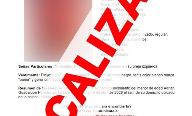 Localiza Fiscalía a dos menores de edad y a un adulto que tenían reportes de ausencia