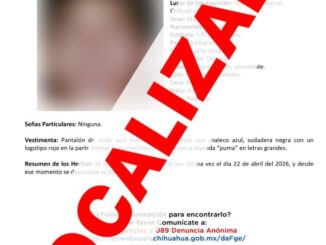 Localiza Fiscalía Zona Sur a menor de edad ausente en Parral
