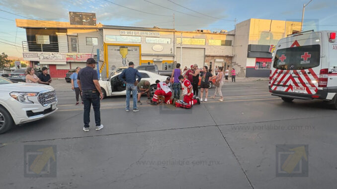 Adulto mayor resulta con lesiones graves tras atropello en la colonia Cerro de la Cruz