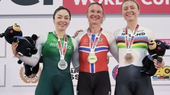 México obtiene plata y bronce en la Copa del Mundo de Ciclismo de Pista