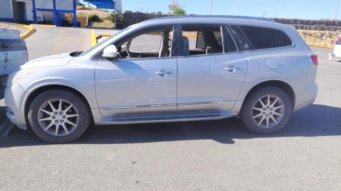 Localizan en Aldama vehículo abandonado en una brecha