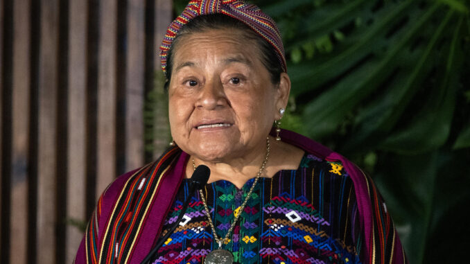 SRE nombra a Rigoberta Menchú Alta Consejera para los Derechos de las Mujeres