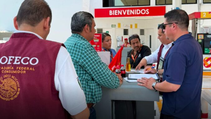 Profeco realiza operativo en gasolineras; el 75.7% bajó los precios de combustibles