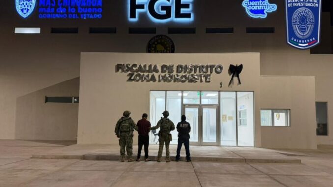Detiene AEI a masculino por violencia familiar en Nuevo Casas Grandes