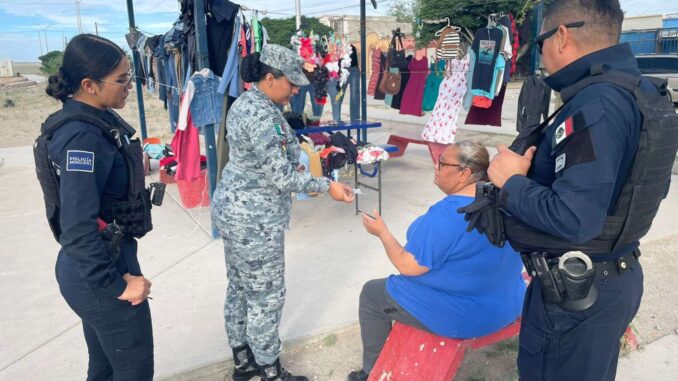 Fortalecen proximidad social Guardia Nacional y Policía Municipal