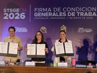 Maru Campos anuncia incremento salarial del 6% por tercer año consecutivo a trabajadores sindicalizados