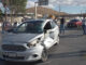 Choque en cruce carretero deja un lesionado en la vía Chihuahua a Cuauhtémoc