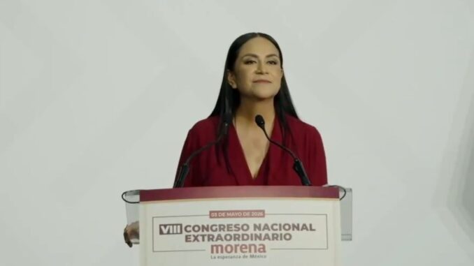 Ariadna Montiel, nueva dirigente de Morena; «jamás nos van a dividir», dice