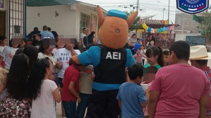 Lleva GOECHI Zona Centro festejo infantil a escuela primaria Lucía Lozoya Acosta