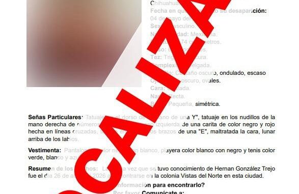 Localiza Fiscalía a tres masculinos con reporte de ausencia en la ciudad de Chihuahua