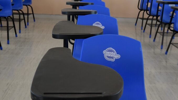 Maru Campos le cumple a la educación en Juárez; inaugura nuevas instalaciones de la Secundaria Federal #22