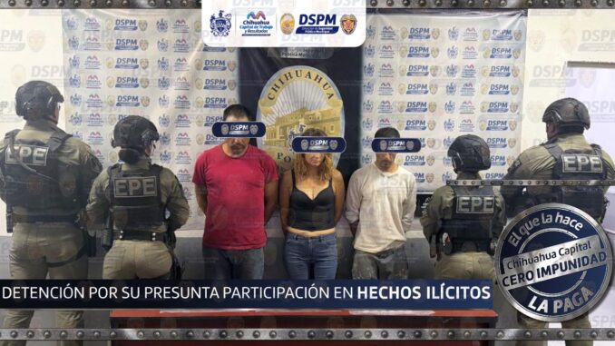 Detuvo EPE a tres personas con 83 envoltorios en la colonia Dale