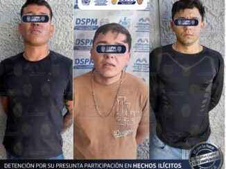 Presentan a detenidos en Paseos de Chihuahua