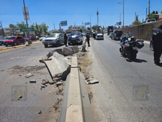 Camión revolvedor provoca fuerte caos vial tras chocar contra muro en el Juventud