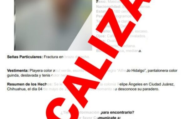 Localizan sano y salvo a un adolescente reportado ausente en Ciudad Juárez