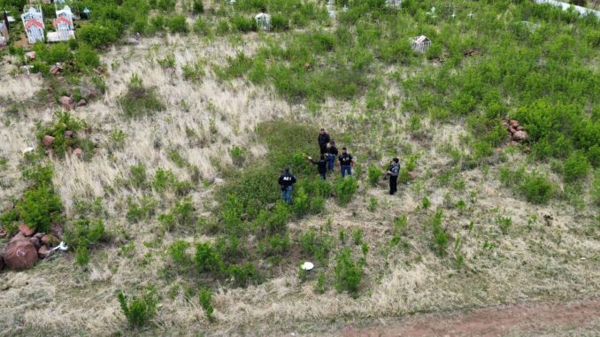 Realiza FGE Occidente rastreo en fincas abandonadas y panteón de La Norteña en Madera