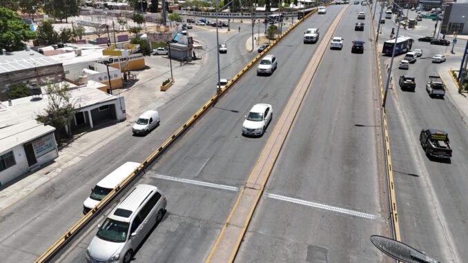 Emiten alerta vial por limpieza y pintura en puente de Tecnológico y Juan Escutia