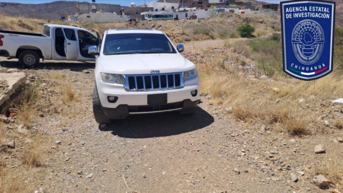 Recupera AEI en Parral Jeep Cherokee robado en Estados Unidos