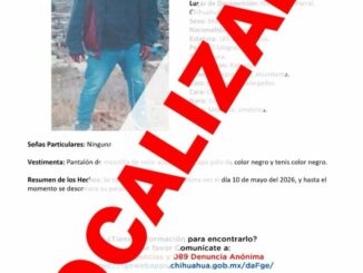 Localiza Fiscalía Zona Sur a masculino reportado como ausente en Parral