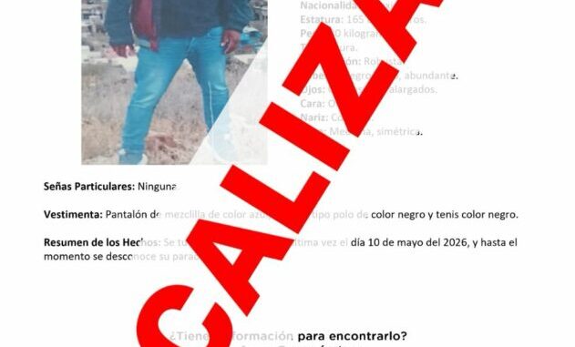 Localiza Fiscalía Zona Sur a masculino reportado como ausente en Parral