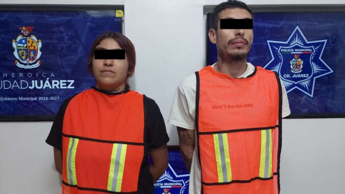 Detienen a pareja con una libra de mariguana