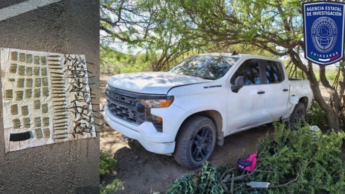 Recuperan en Matamoros dos pickups con reporte de robo; un detenido con droga