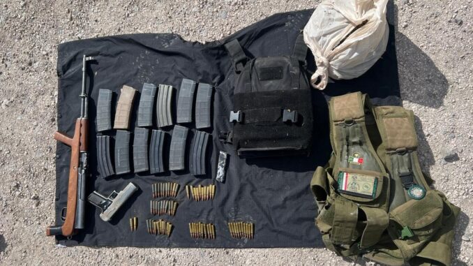 Asegura célula BOI armas en Guadalupe y Calvo