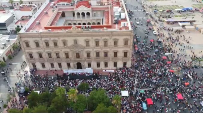 Baja asistencia marca movilización de Morena en Chihuahua pese a amplio despliegue logístico