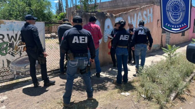 Realiza AEI Noroeste operativo preventivo en Nuevo Casas Grandes