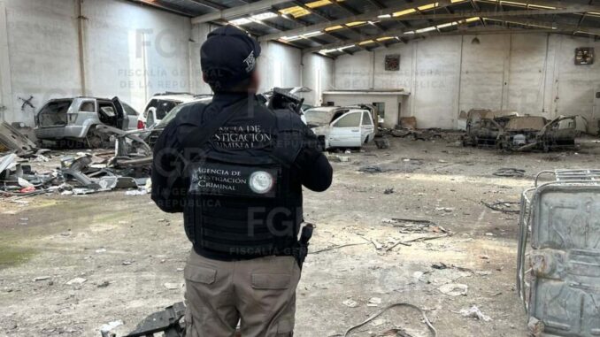 FGR asegura 15 vehículos blindados tras cateo en Reynosa, Tamaulipas