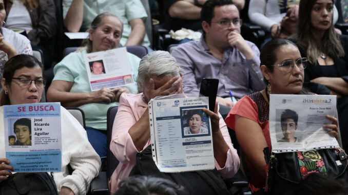 Iglesia pide no normalizar la crisis de desapariciones en México