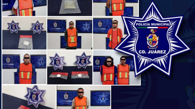 Detienen a 8 narcomenudistas