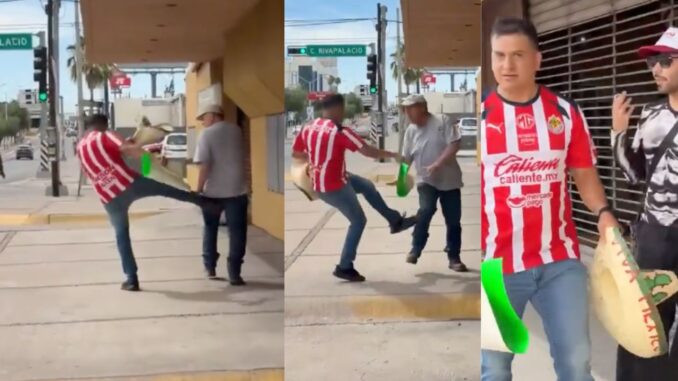 Buscan a individuo que agredió a adulto mayor en marcha de morena
