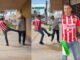 Buscan a individuo que agredió a adulto mayor en marcha de morena